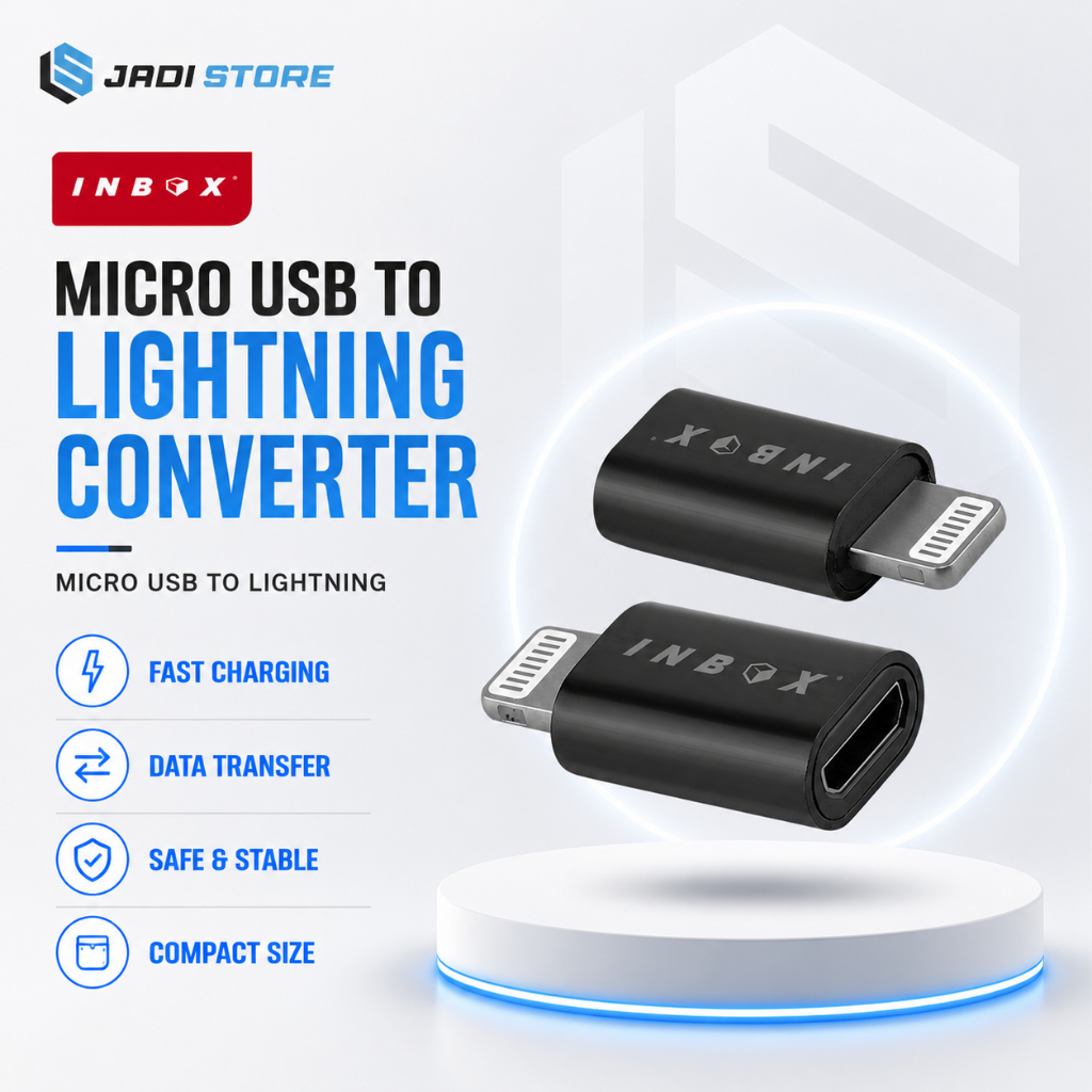 INBOX Micro USB to Lightning Converter Micro USB to Lightning Pendek Micro USB to Lightning Adapter 