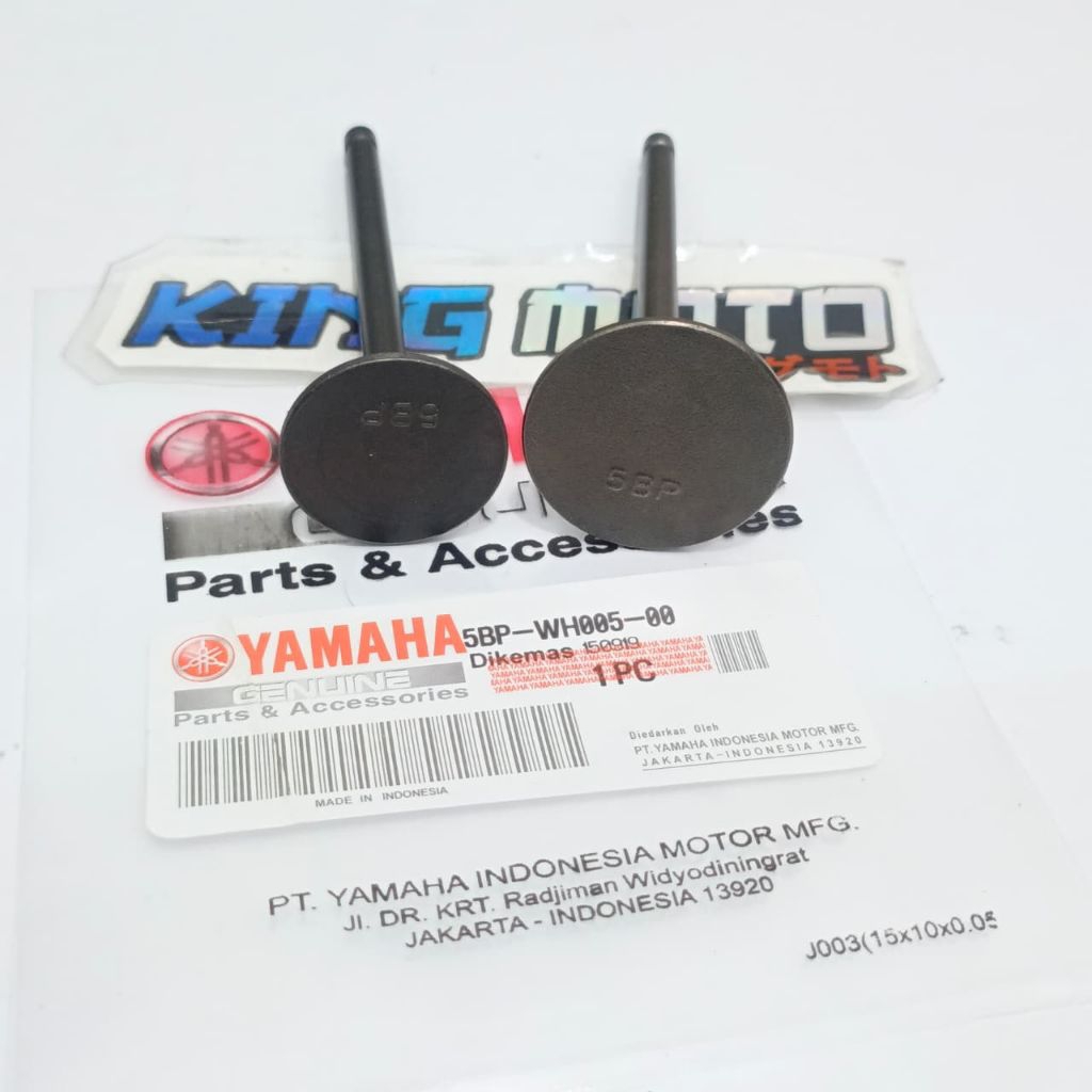 KLEP SET YAMAHA SCORPIO SCORPIO Z KODE PART 5BP
