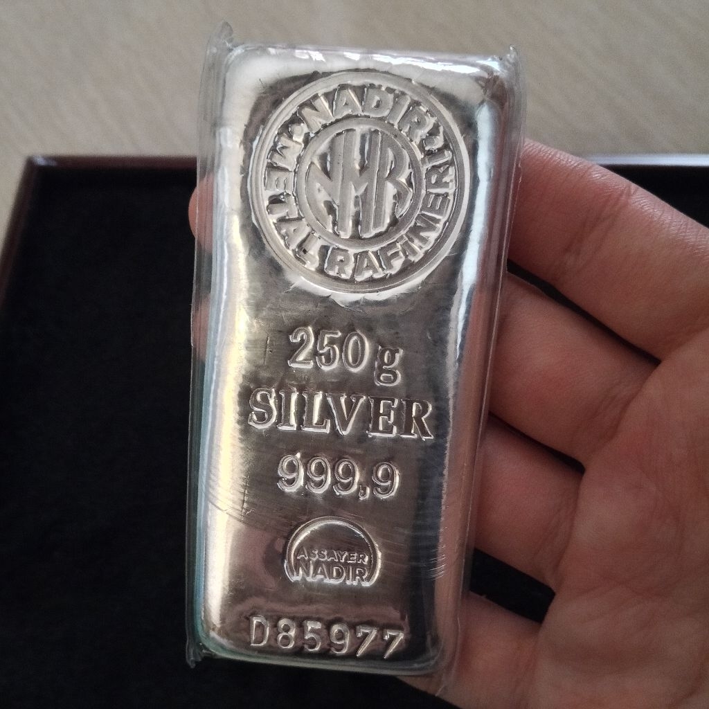 Nadir Silver Perak Nadir 250 gram bullion asli Türkiye, original 100%, harga terbaik
