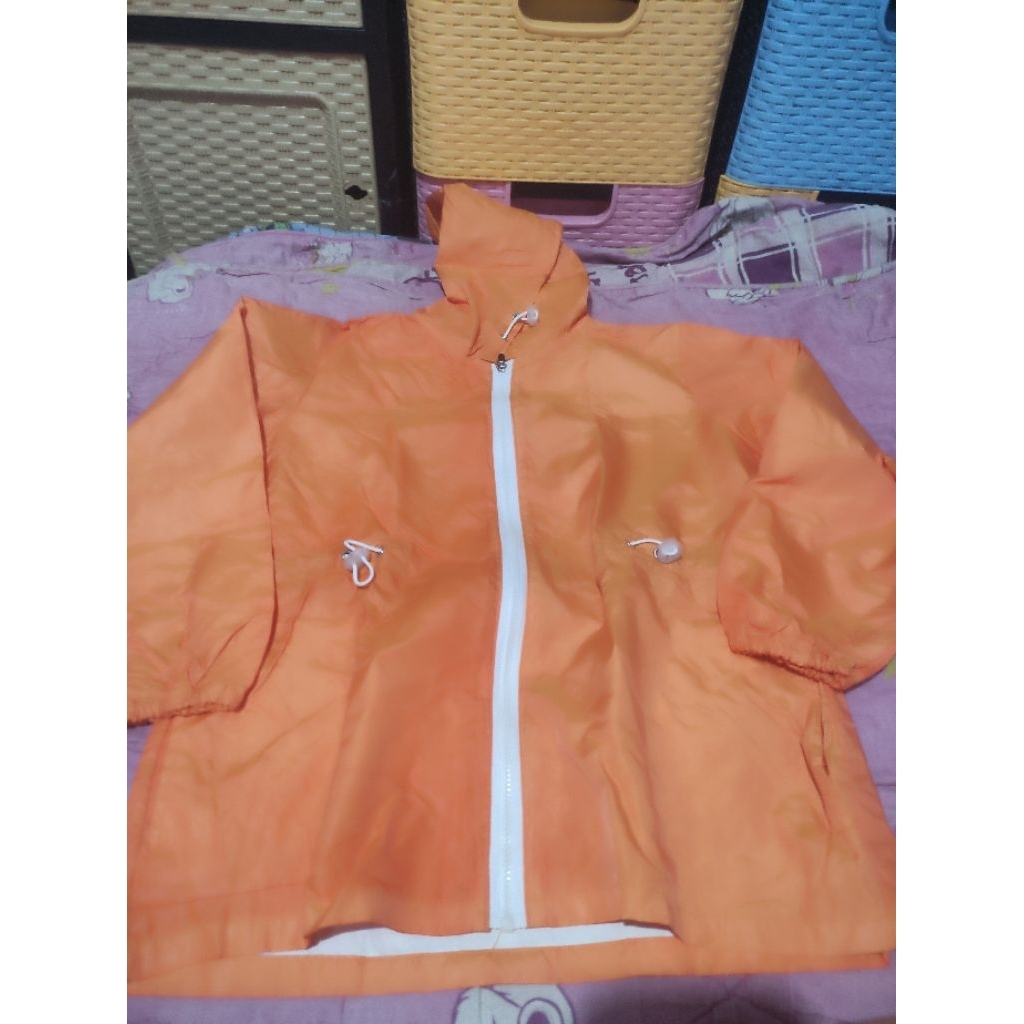 Preloved jaket jas hujan anak 6 tahun