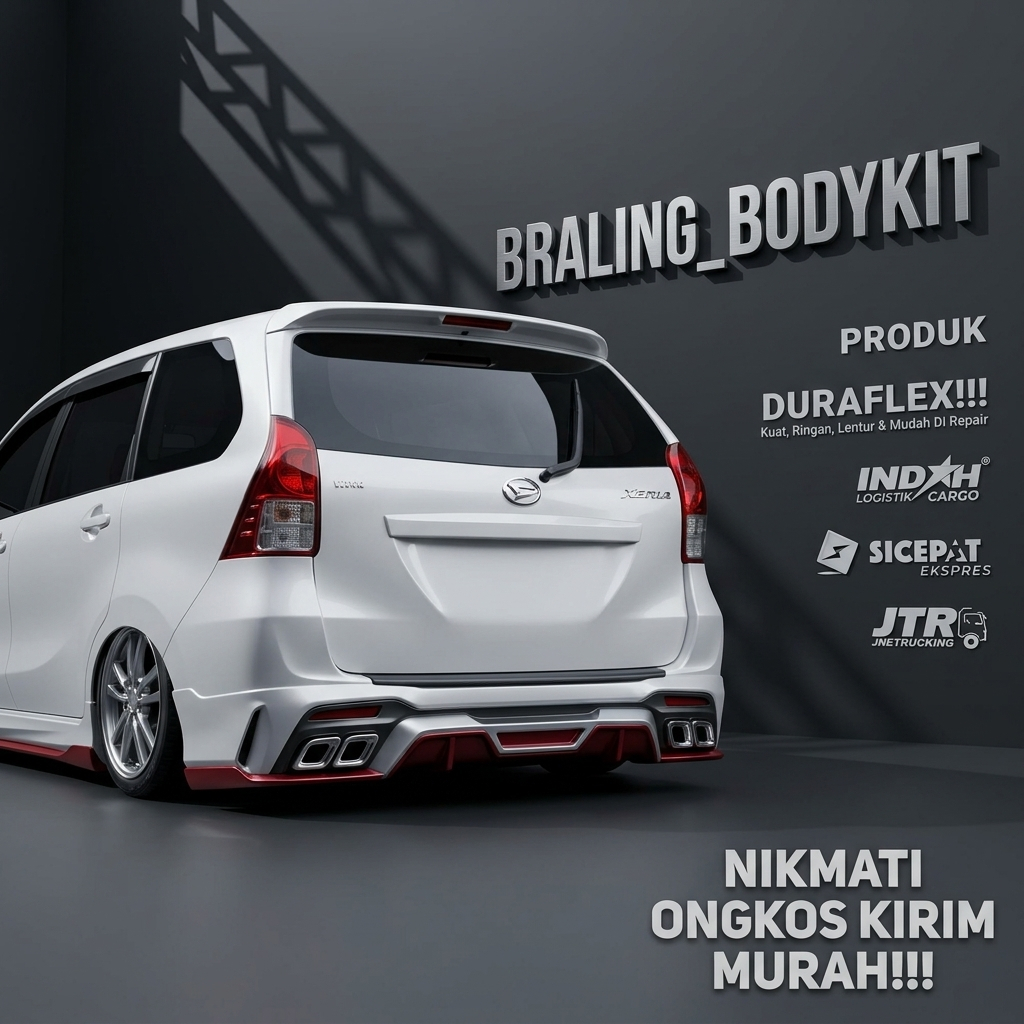 Promo Aksesoris Mobil Bodykit Blkang Avanza Xenia 2012 2019