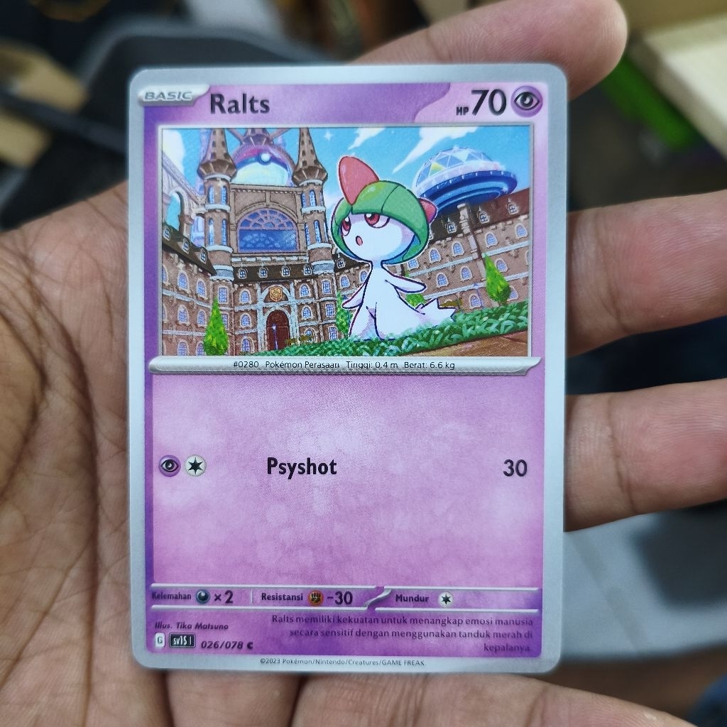 ralts tcg pokemon / kartu pokemon