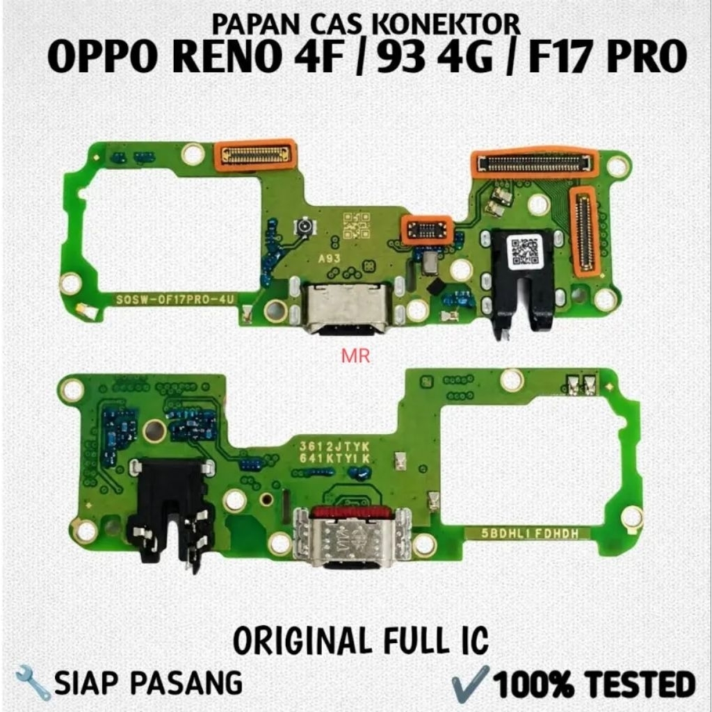 PCB cas Oppo Reno 4f / konektor cas Oppo Reno 4f