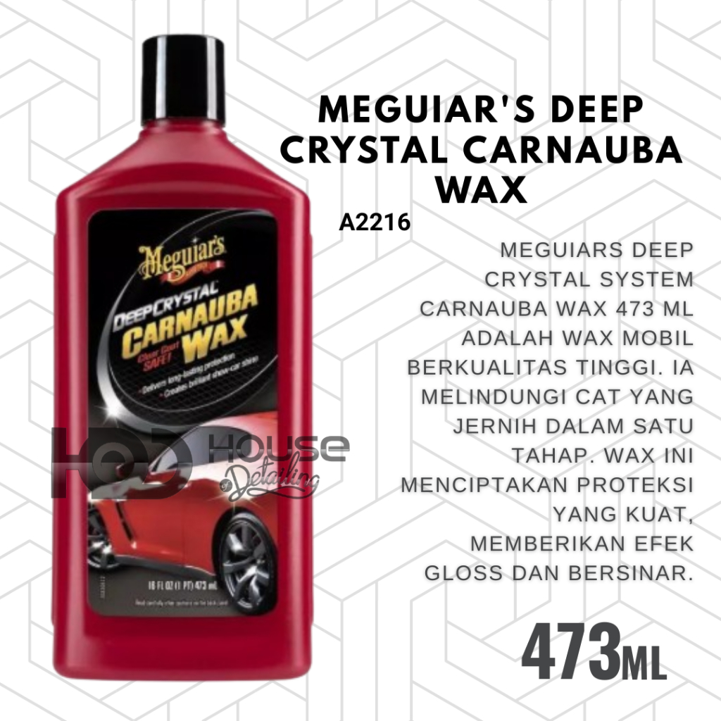 Meguiars - Meguiars DEEP CRYSTAL CARNAUBA WAX