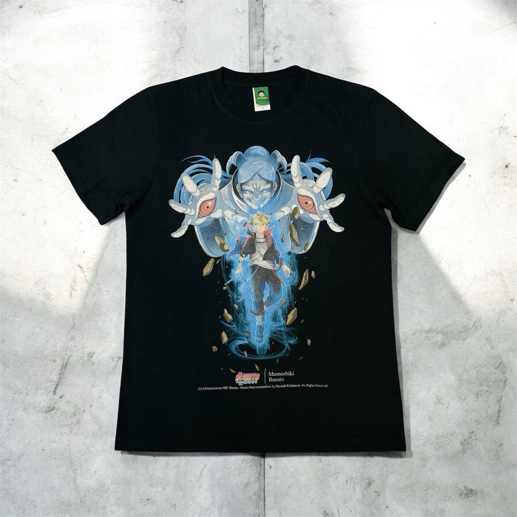 Momoshiki Boruto | Kaos Animne Bootleg Boruto by Kiotsukemasu 2023 | Black Color