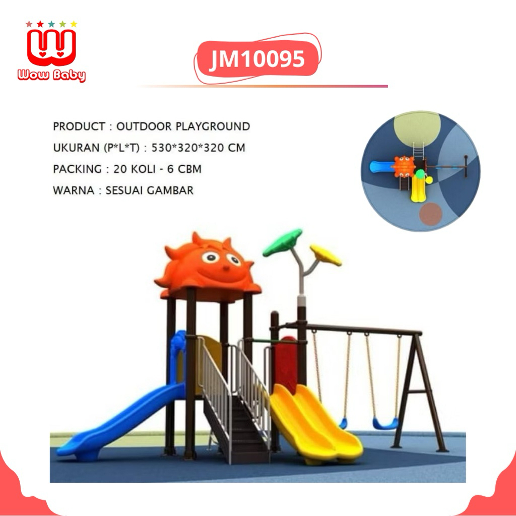 OUTDOOR PLAYGROUND SET JM10095