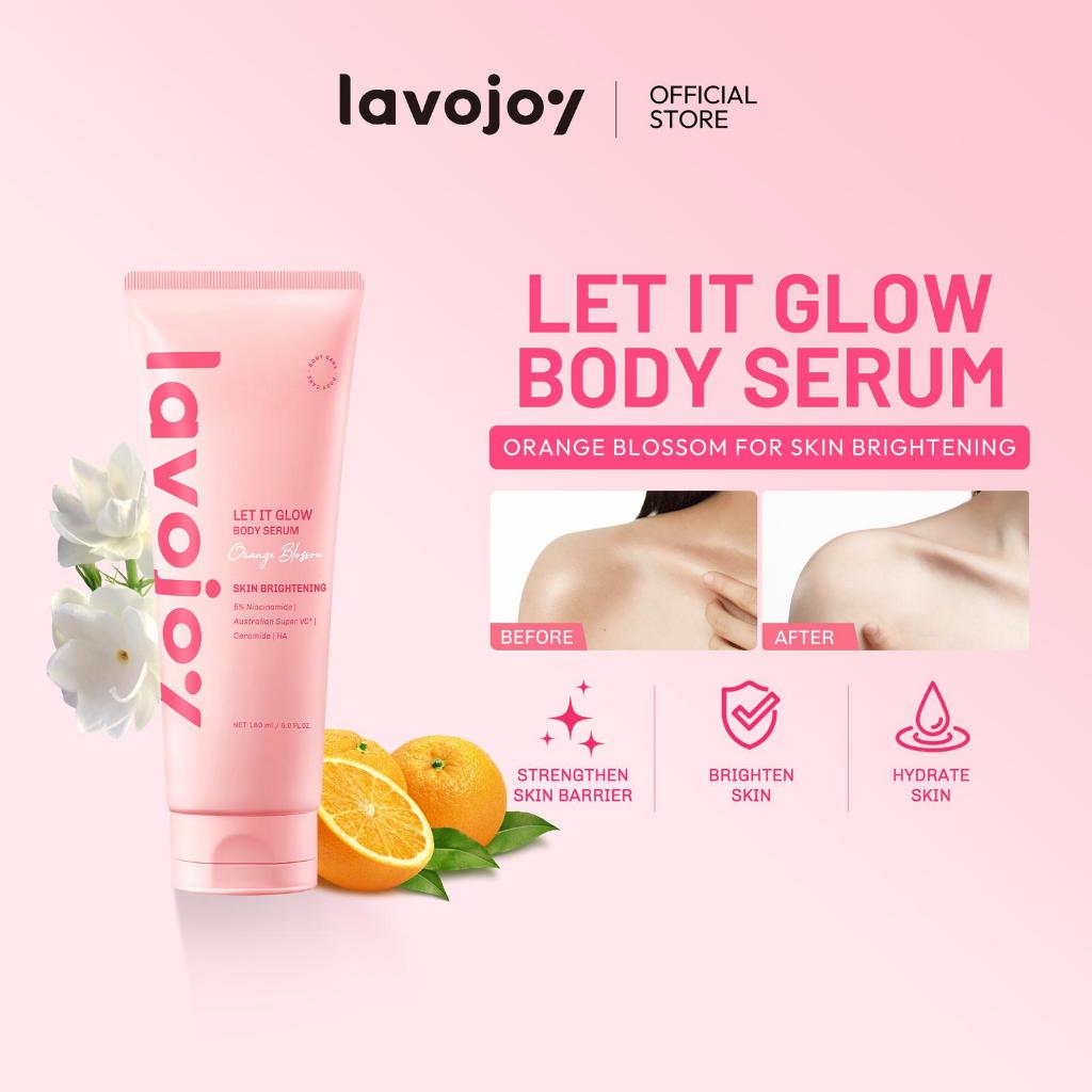 AB - Lavojoy Let It Glow Skin Brightening Body Serum [180ml]/  LVJ Body Lotion untuk Mencerahkan dan