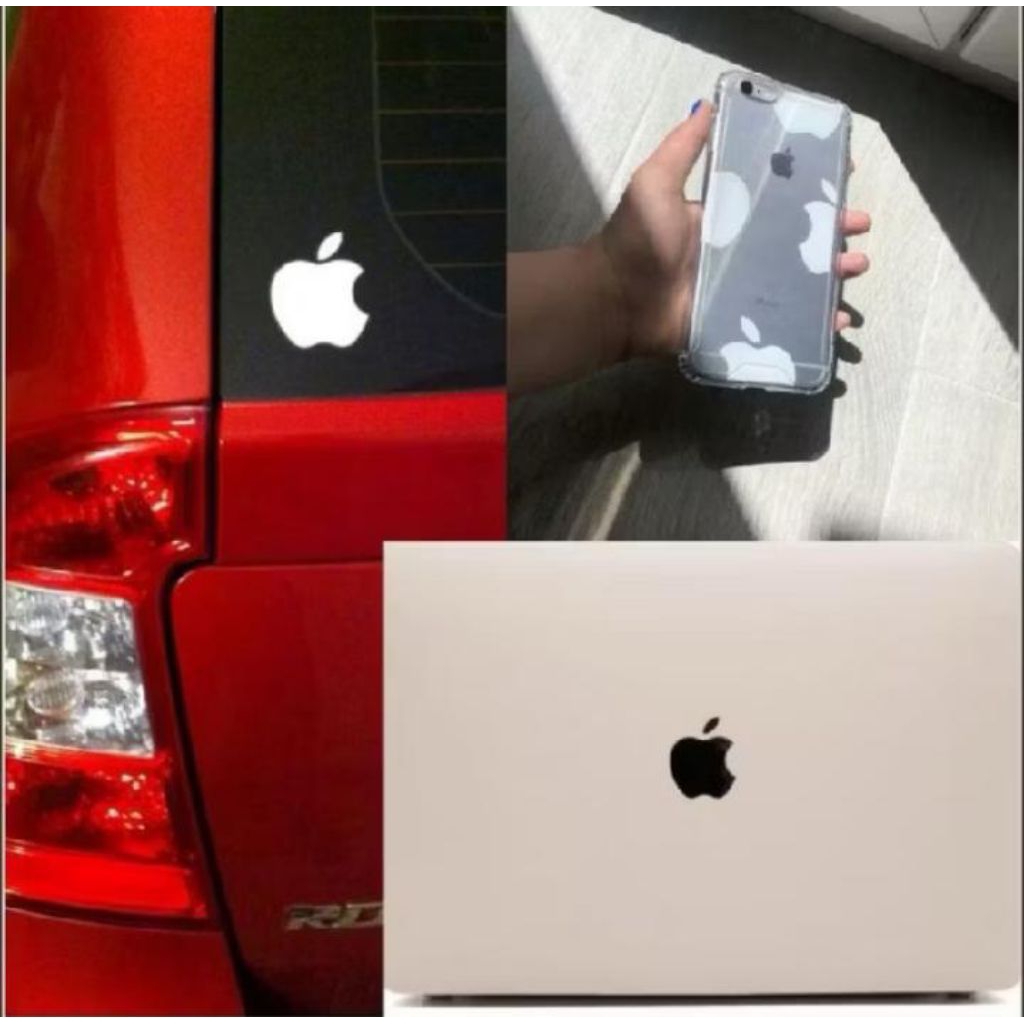 Stiker cutting logo Iphone