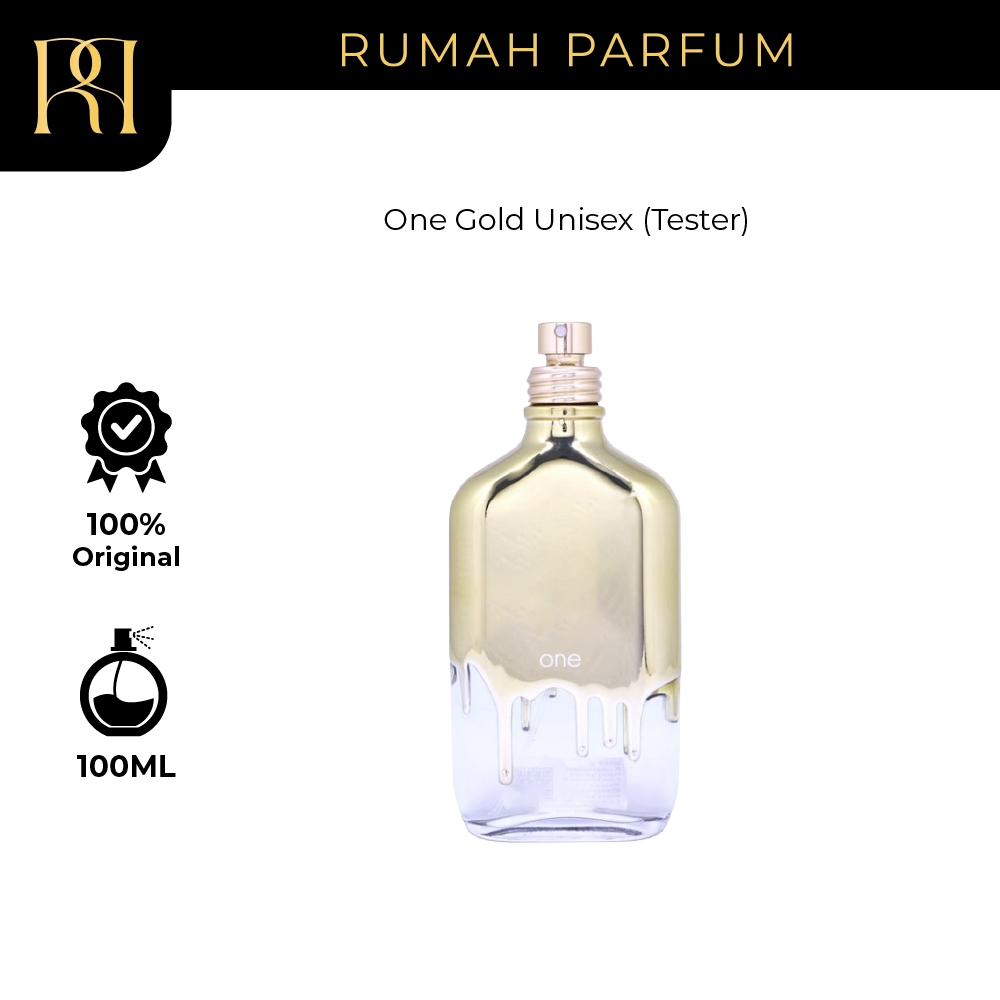 Parfum Pria Wanita Calvin Klein CK One Gold Unisex (Tester) (100 mL) Perfume Tahan Lama dan Wangi
