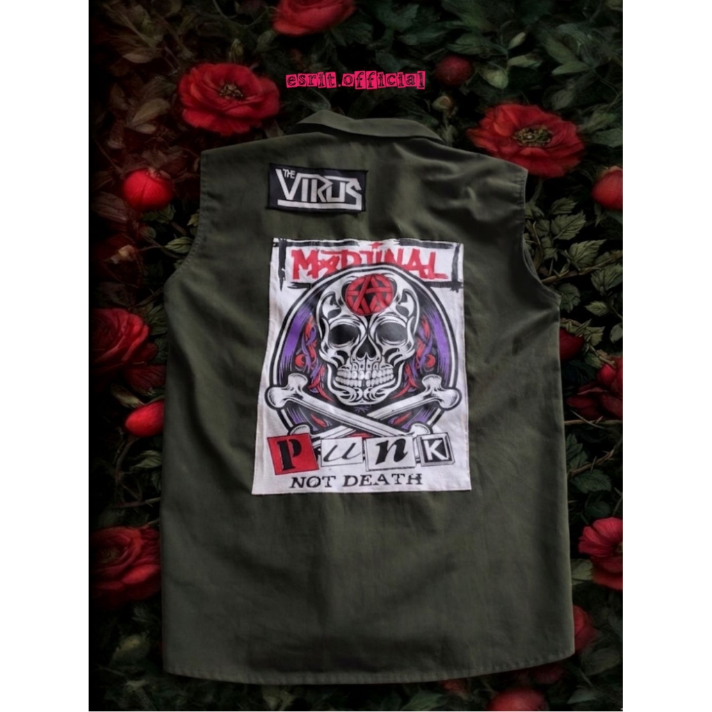 Rompi punk second murah