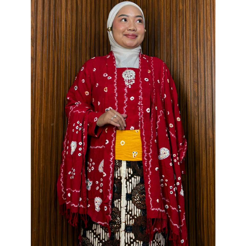 KEBAYA JUMPUTAN SANTUNG (SIRAMAN) + BONUS SELENDANG | [READY STOCK] RATU BUSANA