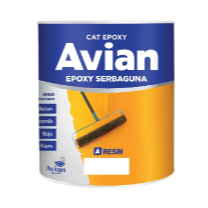 CAT LANTAI EPOXY PERNIS VERNIS AVIAN 2 KOMPONEN KERAMIK SENG BESI PAGAR GALVALUM KAYU MDF 0,9LTR