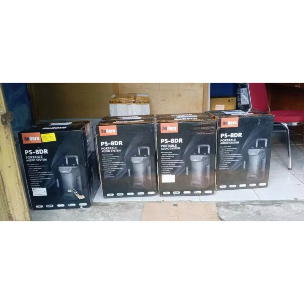 Speaker aktif portable Aubern PS8DR 8 inch speaker aubern PS 8DR / PS-8DR