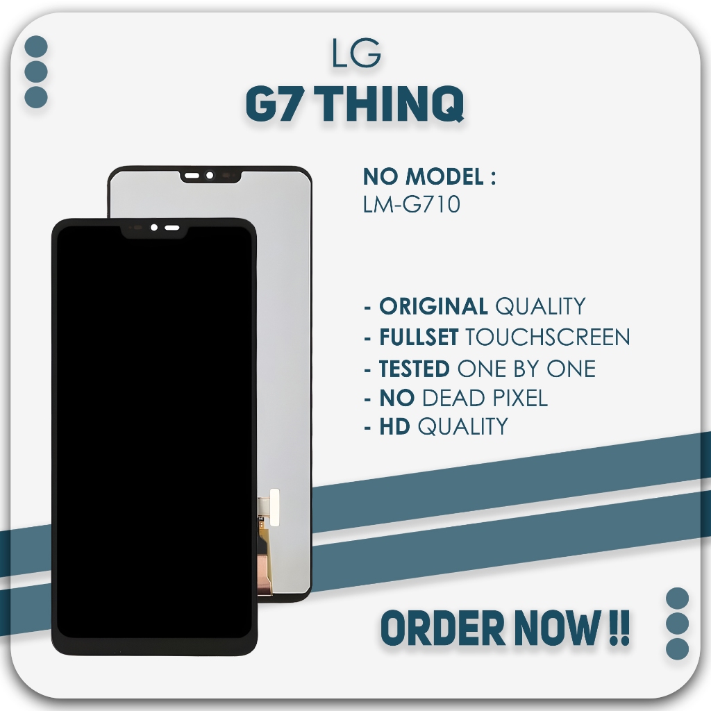 Grosir LCD LG G7 Thinq / LM-G710 - Fullset Touchscreen Original