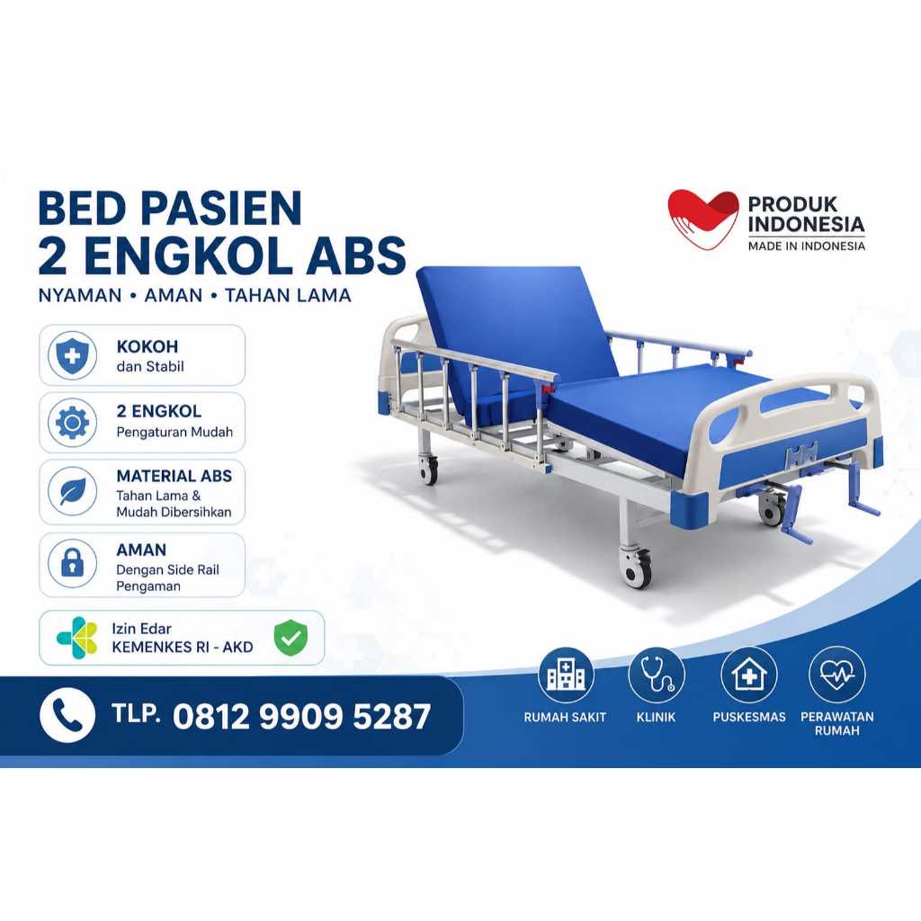 Bed Pasien 2 Crank