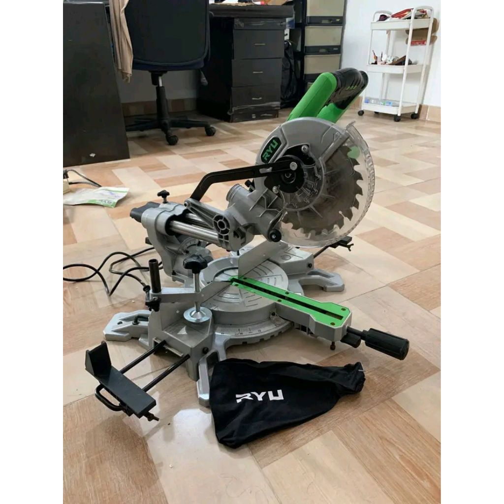 MESIN POTONG ALUMUNIUM RYU 7 INCH SLIDING MITER SAW RYU SLIDING 7 INCH