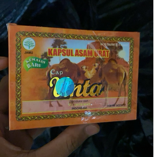 cap unta kapsul asam urat pegalinu