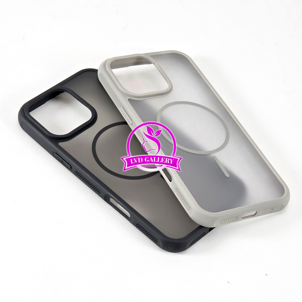 Case Magsafe Magnetic Frosted matte with cooling Ventilasi Case For Iphone 13 Iphone 14 Iphone 15 Ip