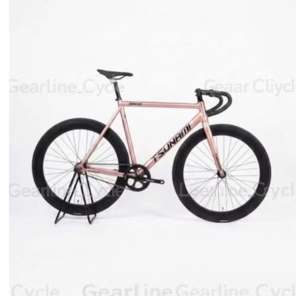 New original fullbike sepeda fixie Tsunami snm100  doltrap / torpedo