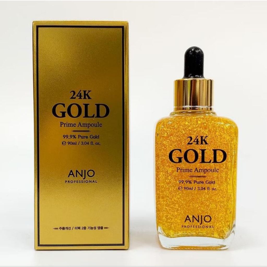 Serum Wajah Anti Penuaan ANJO 24K AMPOULE Gold KOREA 90 ml