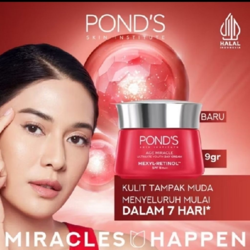 Pond's age Miracle Day Cream 9 gr Anti aging Pond's age Miracle Retinol