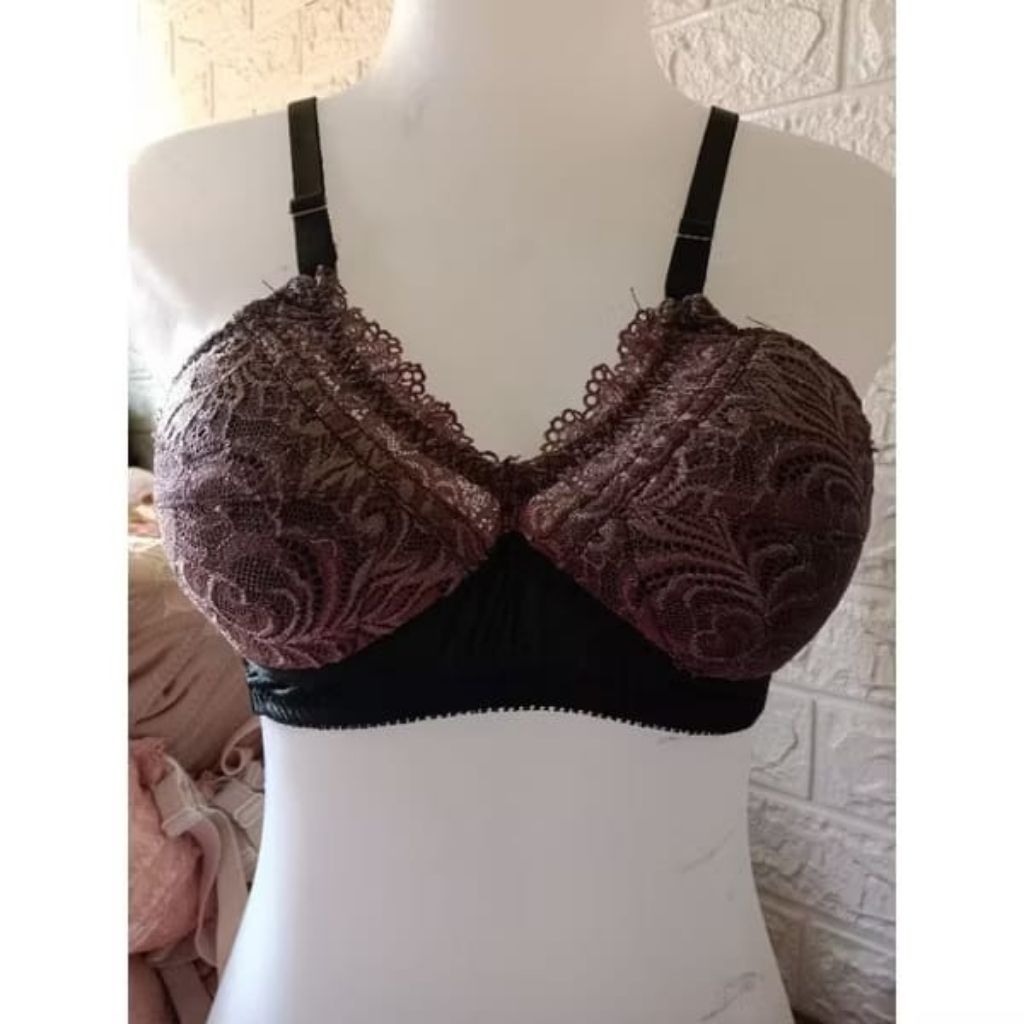 Bh bandung brukat tanpa kawat