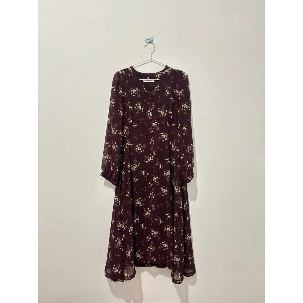 dress burgundy