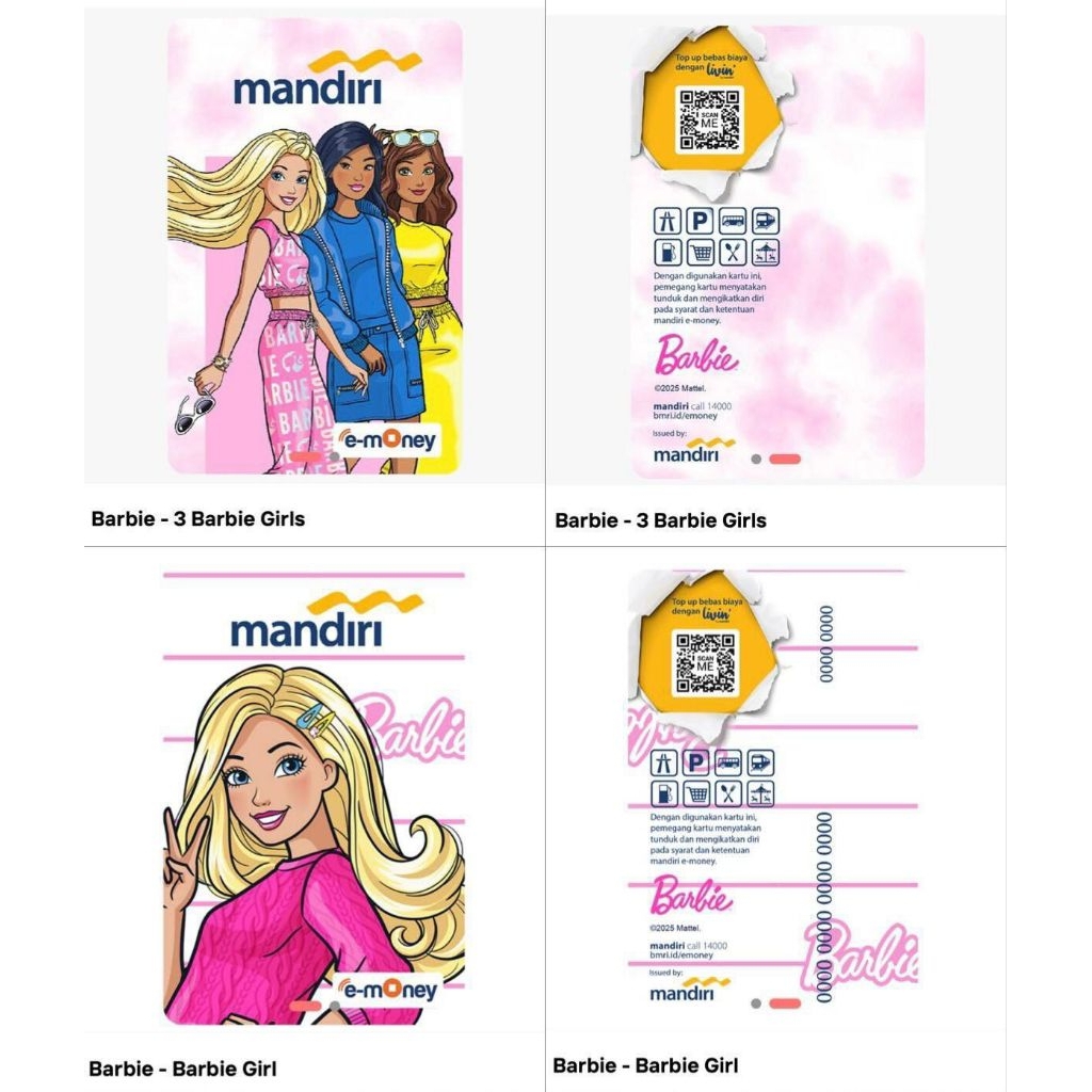 Card e money Barbie