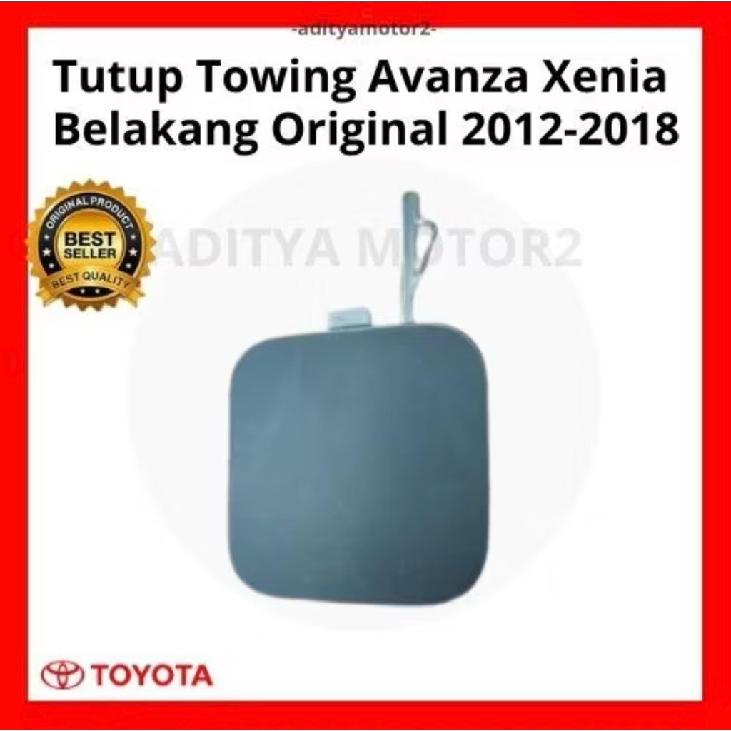 Tutup Towing Avanza Xenia Belakang Original 2012-2018 Cover Towing Bumper Belakang