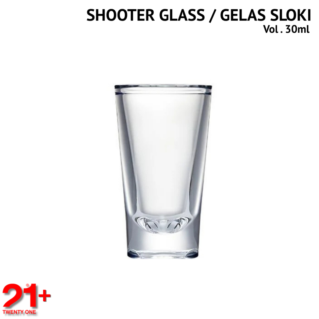 Gelas Sloki Tequila / Tequila Shooter Glass 30ml Limited Edition
