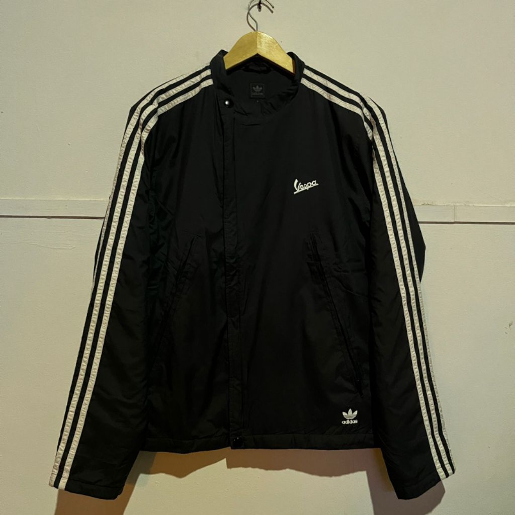 Tracktop Jacket Adidas Fire bird x Vespa Black