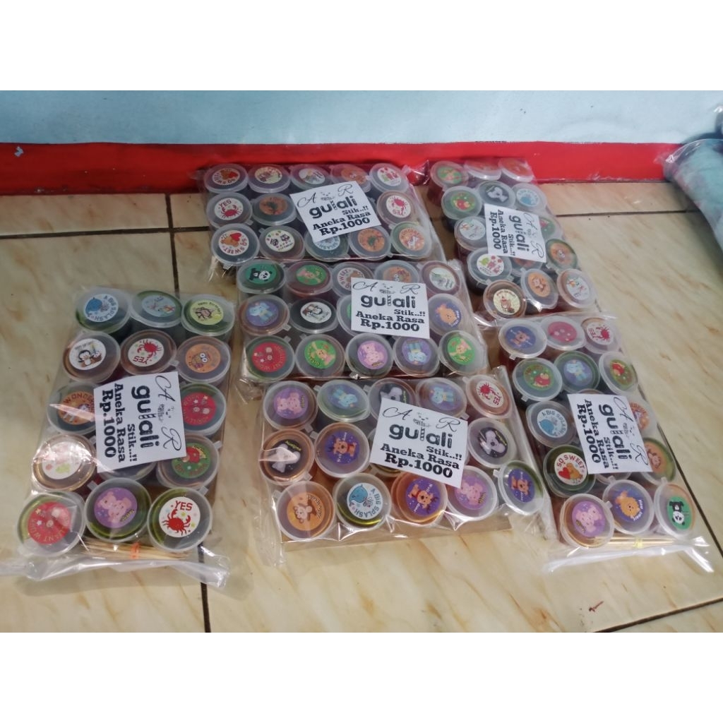 Gulali stik colek aneka rasa isi 10