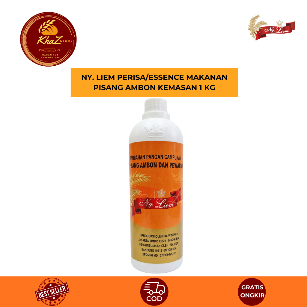 NY. LIEM Perisa/Essence Makanan Pisang Ambon kemasan 1 kg