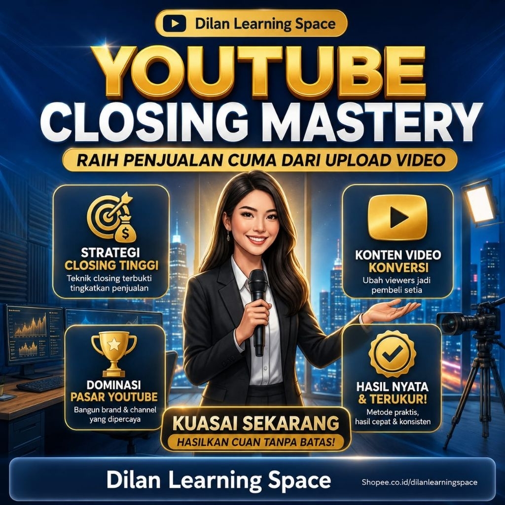 Youtube Closing Mastery - Raih Penjualan Cuma Dari Upload Video - Mama Digital