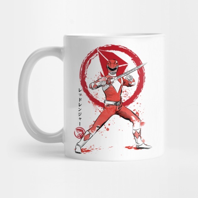 Red Ranger Power Rangers Tea Mug
