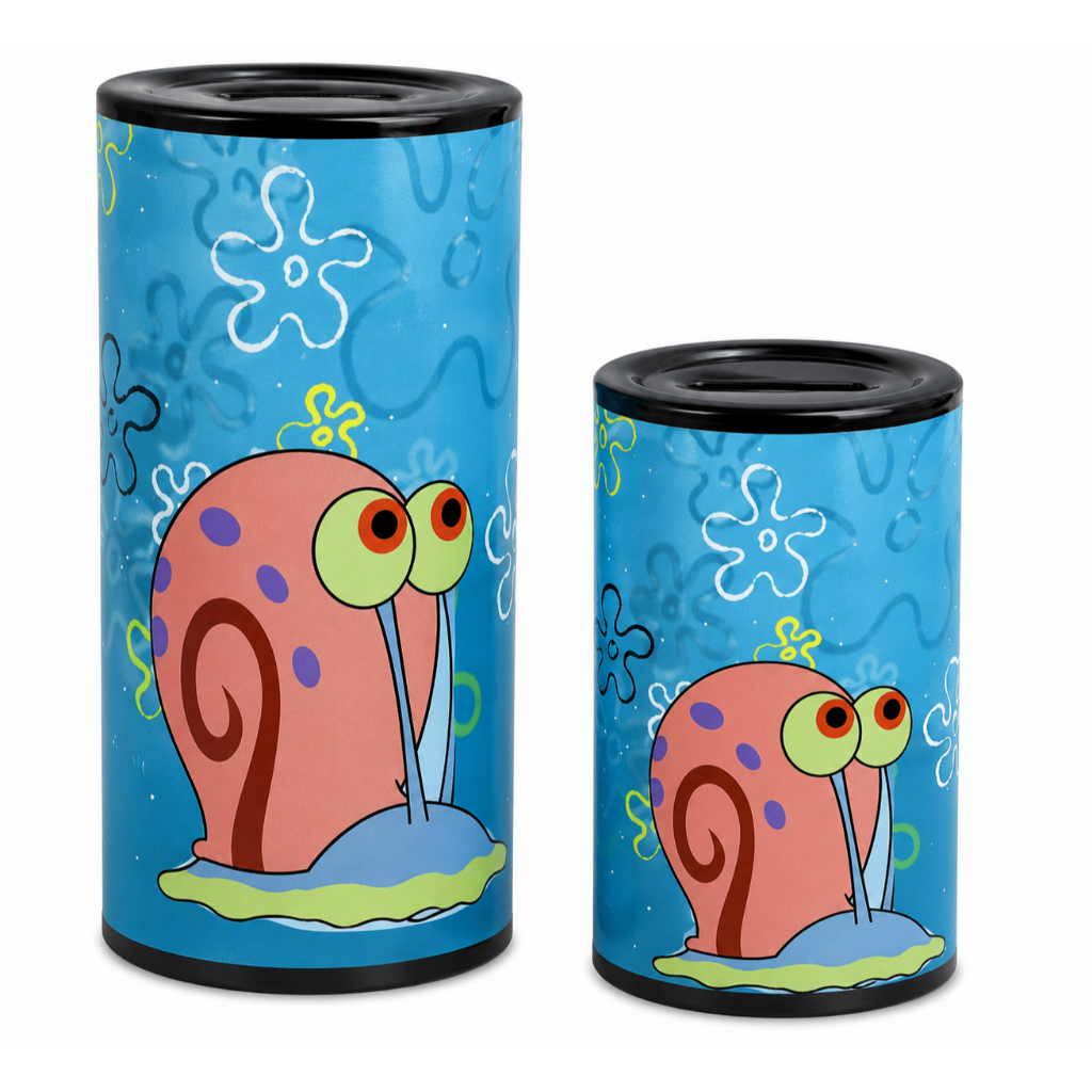 celengan permanen buka tutup sandy snail spongebob tabungan patric jumbo Celengan Karakter Gary Sipu