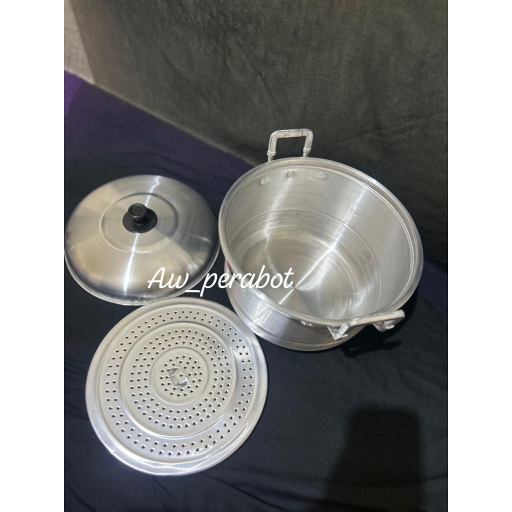 Panci dandang jawa maspion uk 26 // 2Liter//2Kg nasi (sudah sama dandang/saringan)