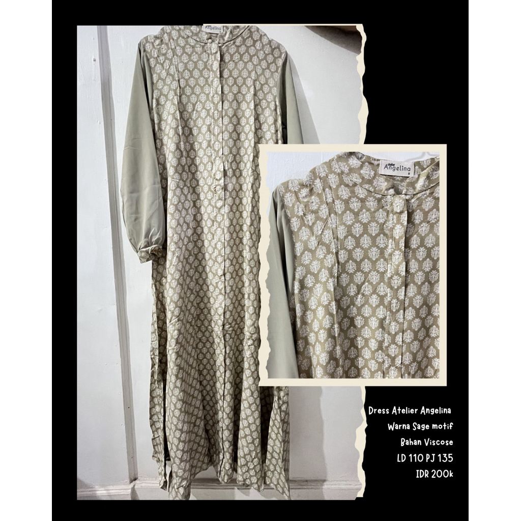 Dress Atelier Angelina | Preloved Gamis