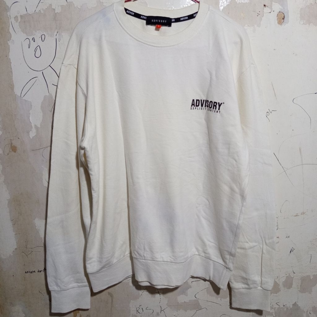 Crewneck ADVISORY Orriginal Preloved