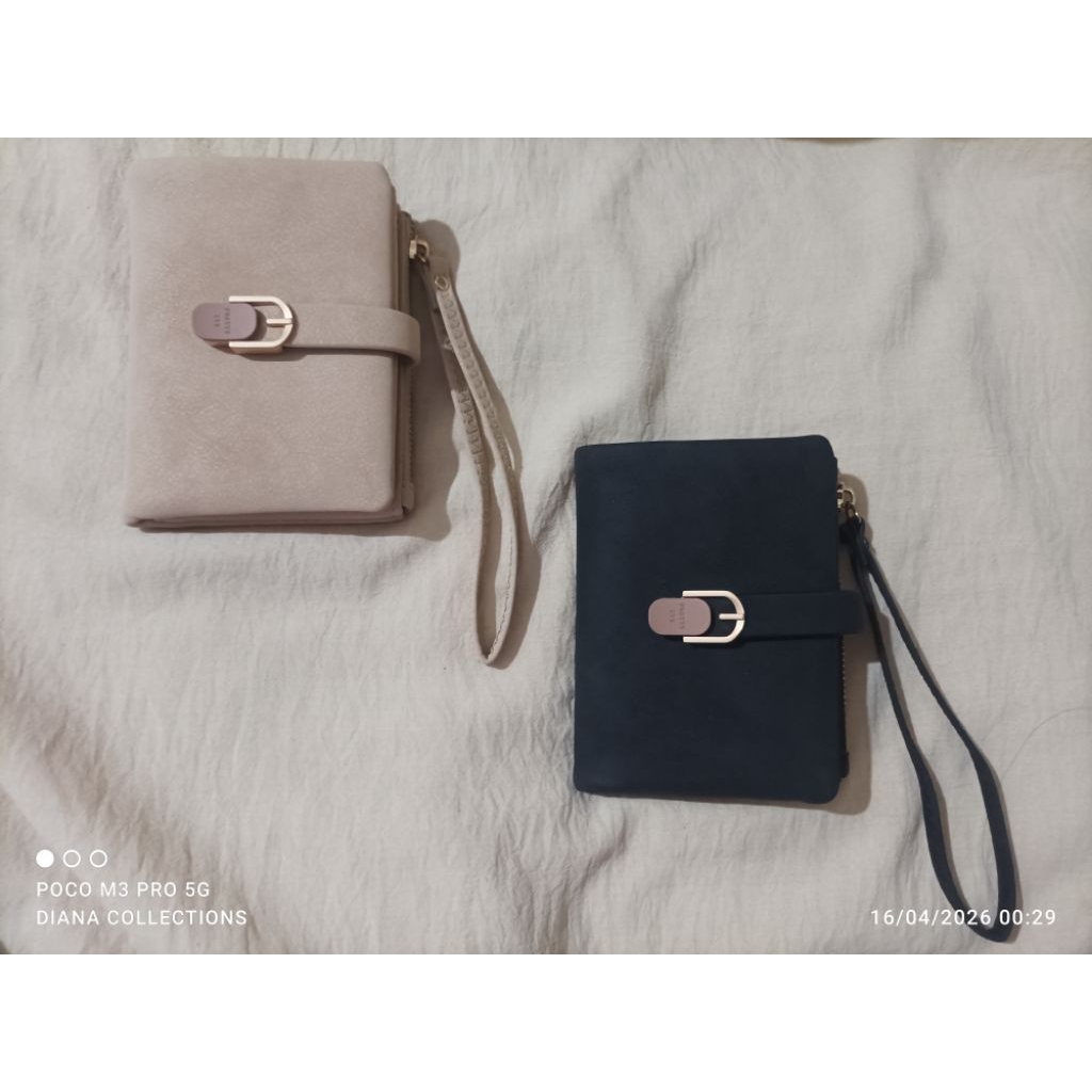 Dompet Pedek Lentur Prettyzys Lipat 2 Tali Tangan