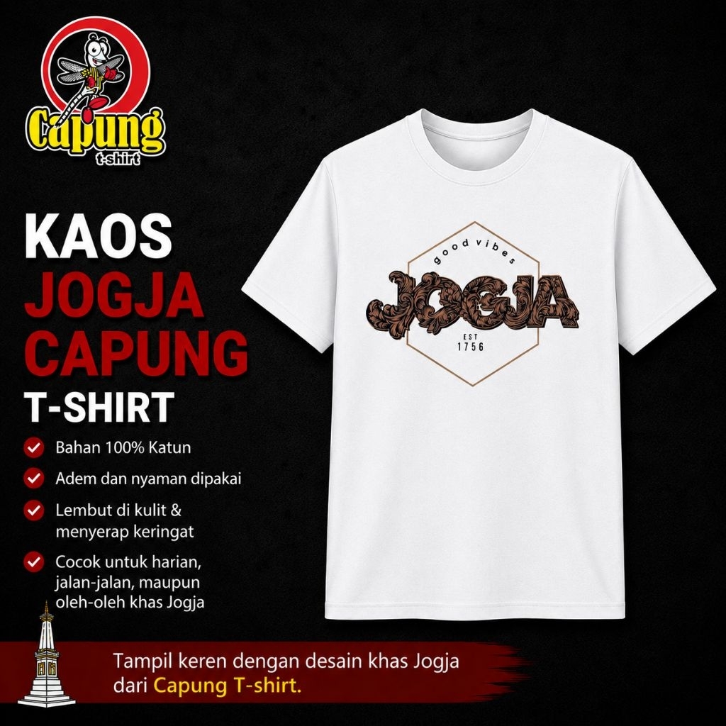 KAOS JOGJA SABLON KAOS OLEH OLEH KHAS JOGJA KAOS JOGJA TERLARIS KAOS JOGJA OLEH OLEH KHAS JOGJA