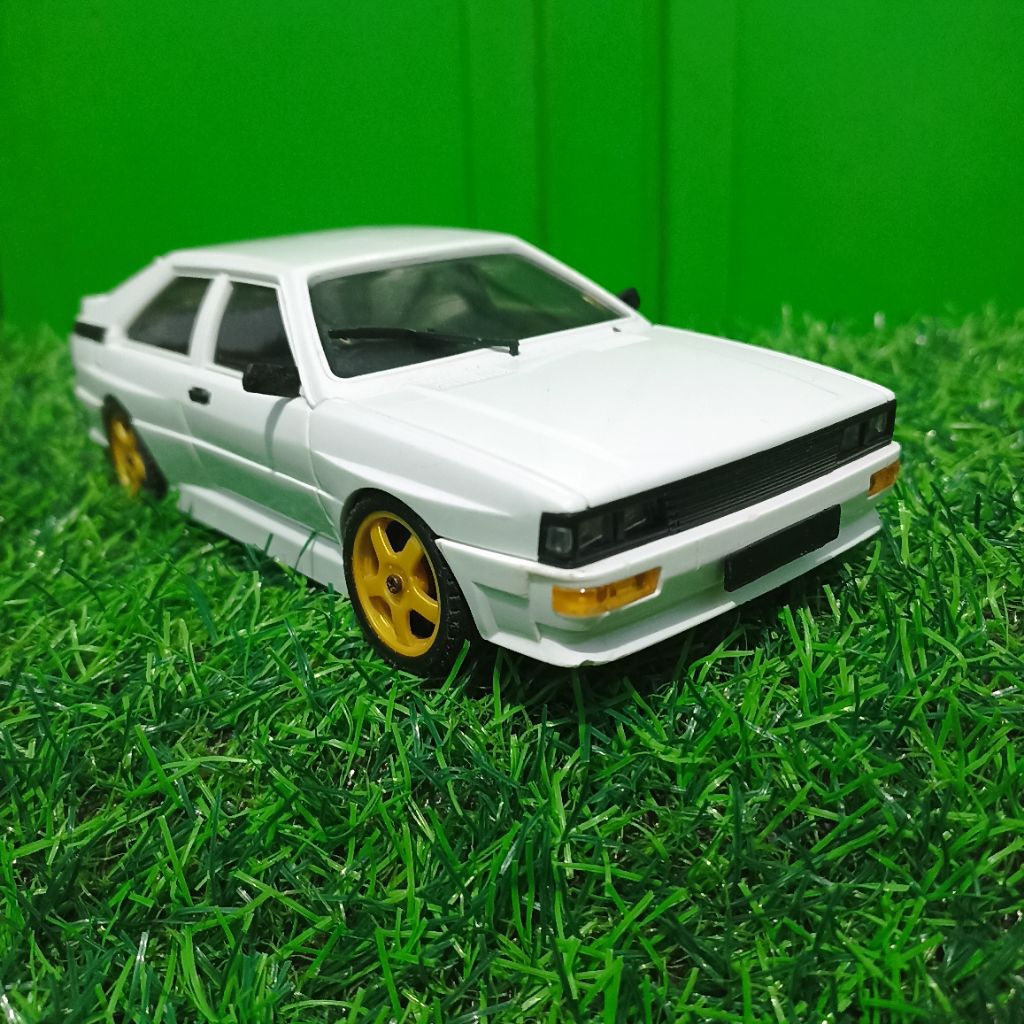 KIT RC LDRC AWD LDR/C LD2804 Mini RC Drift Touring Full Proporsional Body Chassis 1:28 Model Audi Qu