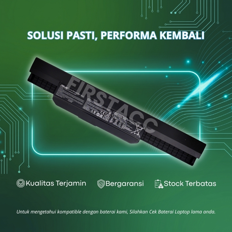 Baterai laptop asus A43S K43T a32-k53