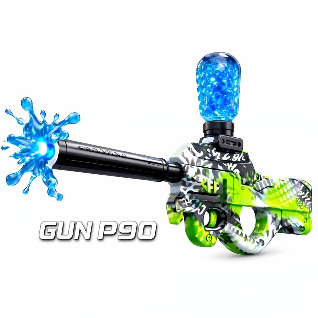 Mainan Anak P90 ROSSING THE BATTLEFIELD 15921-2 Mainan Tembakan Anak Battle Storm Water Bubble Seru