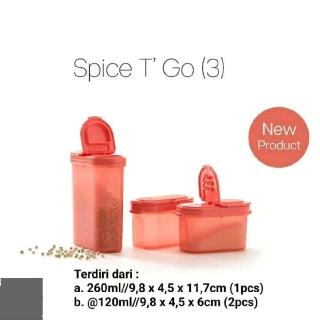 Tupperware spice t go (baru)