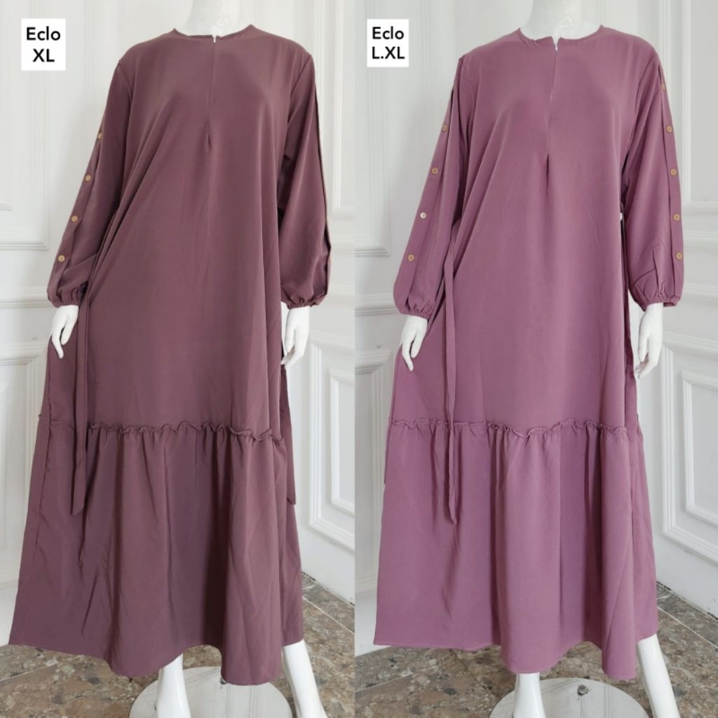 SALE PAY DAY gamis eclo & nibras 100% oray