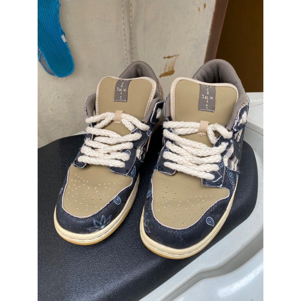 Sepatu SB DUNK LOW JACK CACTUS X TRAVIS SCOTT 43/27,5