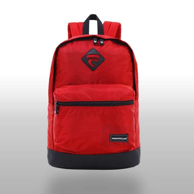 TAS PUNGGUNG RANSEL MERAH SIMPEL POLOS FRIDAY KILLER | HORNET BP RED