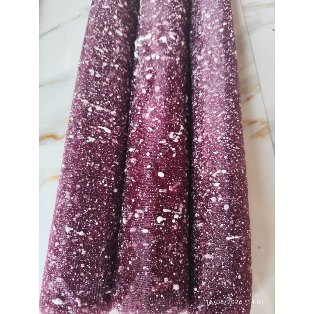 Flower Wrapping Jala Salju 1 Lembar Flower Wrapping Paper Snowy Jaring Jaring Salju Flower Mesh Snow