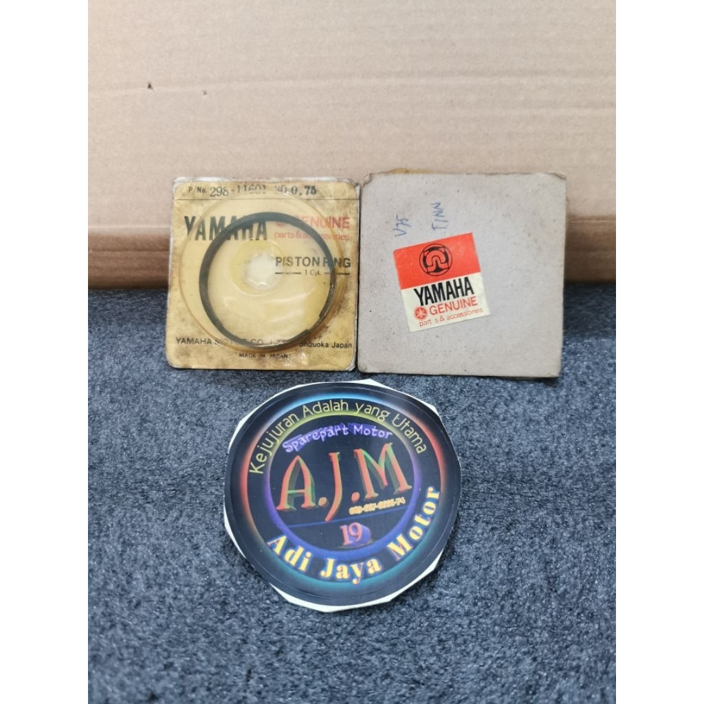 Ring Piston Seher Yamaha V75 V80 298 Os Oversize 75 Nos